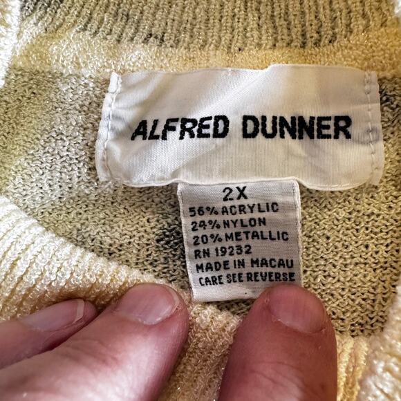 Alfred Dunner Mock Neck Floral Sweater Size 2X - Picture 4 of 5